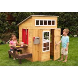 Cabane pour enfant d'extérieur en bois