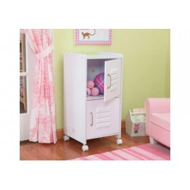 Casier de rangement blanc, rose ou rouge