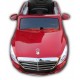 Voiture électrique pour enfant Mercedes Benz S600 rouge, peinture métallique