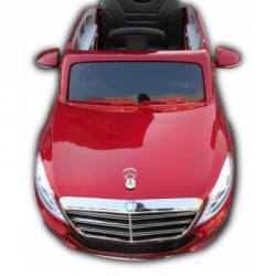 Voiture électrique pour enfant Mercedes Benz S600 rouge, peinture métallique