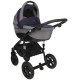 Poussette duo Tirso bleu marine moucheté