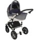 Poussette duo Tirso bleu marine moucheté