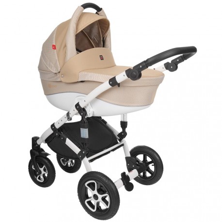Poussette duo Tirso beige moucheté