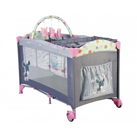 Lit parapluie sleepwell rose babygo