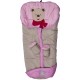 Chancelière Footmuff beige rose hippo babygo