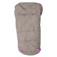 Chancelière Footmuff beige rose hippo babygo