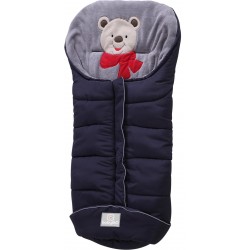 Chancelière Footmuff rouge ours