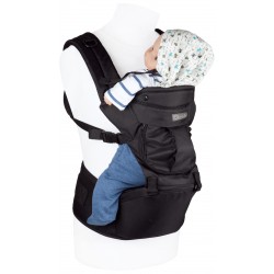 Porte bébé Wombat noir babygo