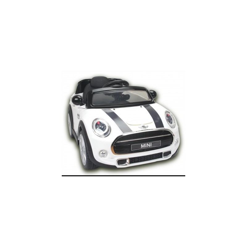 voiture électrique pour enfant Mini Cooper S 12 V blanche