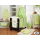 Lit bébé bonne nuit vert + matelas