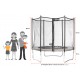 Trampoline Funny POP 300 + échelle + couverture