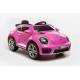 voiture électrique New Beetle 12 V rose