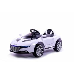 Voiture électrique Style R8 sport 12 V blanche- voiture électrique pour enfant