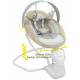 Balancelle pour bébé cuddly grise babygo