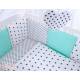 Parure de lit bébé complète Color mix Set 33