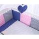 Parure de lit bébé complète Color mix Set 45