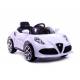 Voiture électrique style 4C blanche - voiture électrique pour enfant