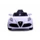 Voiture électrique style 4C blanche - voiture électrique pour enfant