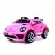 voiture électrique New Beetle 12 V rose