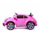 voiture électrique New Beetle 12 V rose