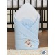 Lit et Parure de lit bébé bonne nuit bleu