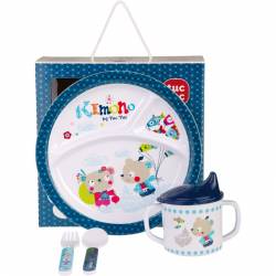 Set assiette repas pour bébé people