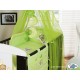 Lit et Parure de lit bébé bonne nuit vert