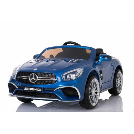 Voiture électrique pour enfant Mercedes SL65 bleue métallisée