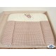 Lit et Parure de lit bébé bonne nuit beige marron