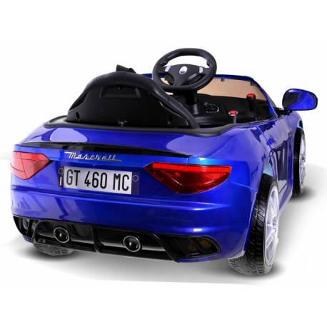 Voiture electrique pour enfant Maserati bleue