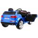 Voiture électrique pour enfant Audi Q7 métallisée bleue