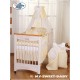 Parure de lit bébé prince ou princesse crème