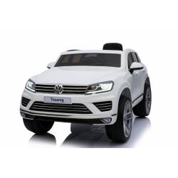 voiture électrique Touareg Volkswagen blanche