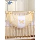 Parure de lit bébé prince ou princesse crème