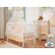 Lit et Parure de lit bébé prince ou princesse pêche