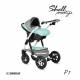 poussette trio shell prestige - 10 coloris