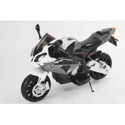 Moto électrique BMW S1000 RR 12 V noire - moto électrique pour enfant