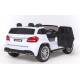 Voiture électrique pour enfant Mercedes Benz GLS 63 deux places métallisée blanche