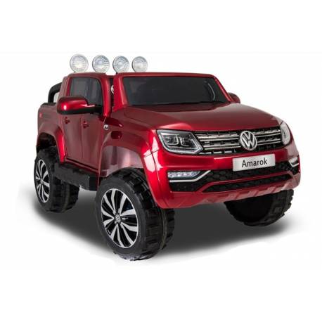 voiture électrique Amarok Volkswagen peinture rouge