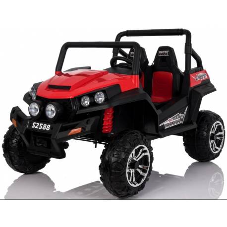 4X4 Buggy  24 V rouge deux places