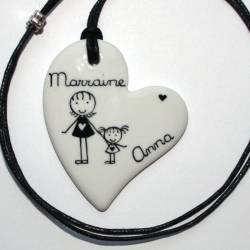 Bijou pendentif personnalisé coeur