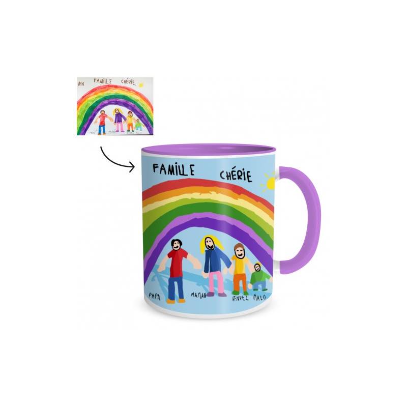 Cadeau nounou - mug personnalisé- collection capsule - pot feutres