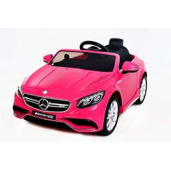 Voiture électrique pour enfant Mercedes Benz S63 AMG rose