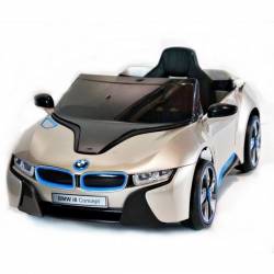 voiture électrique pour enfant BMW i8 bleue