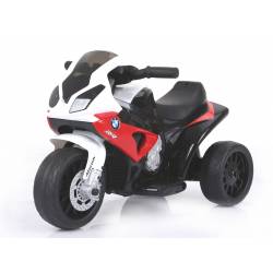 Moto électrique BMW S1000 RR 6 V rouge - moto électrique pour enfant