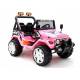 4X4 jeep électrique 2 places 12V rose