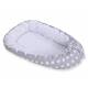 Réducteur de lit bébé dots grey