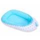 Réducteur de lit bébé turquoise