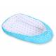 Réducteur de lit bébé turquoise