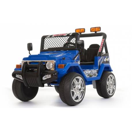 4x4 Jeep électrique bleu 2 places - Voiture électrique 12V pour enfant